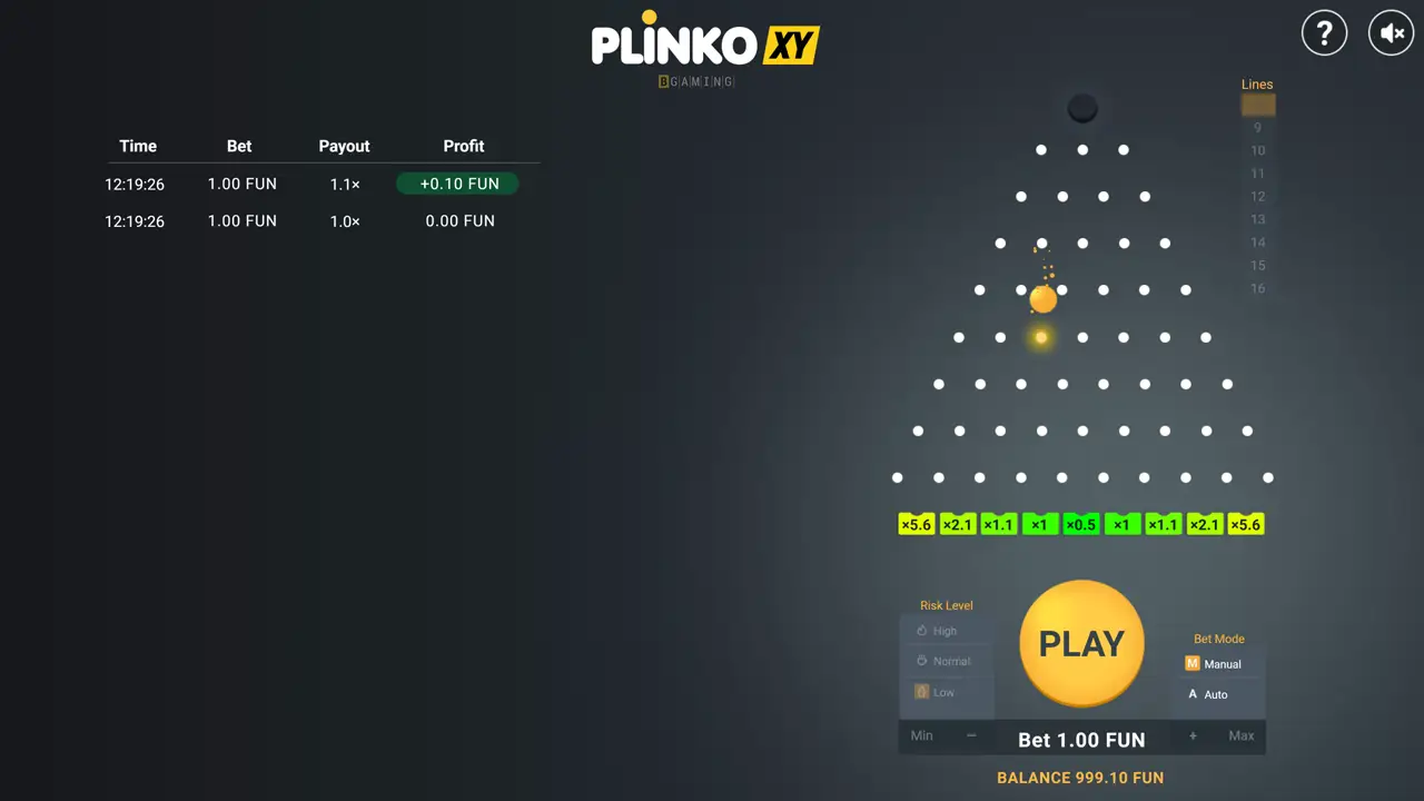 Scarica l'app Plinko